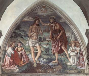 Domenico Ghirlandaio : Baptism of Christ II